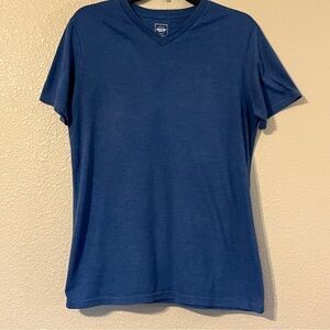 Mossimo Supply Co. Men’s M Blue V-Neck Athletic Fit Short Sleeve Tee